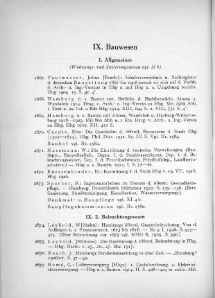 IX. 2. Beleuchtungswesen