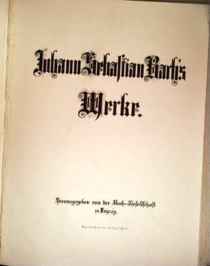 Johann Sebastian Bach's Werke. 10, Kirchencantaten, Fünfter Band