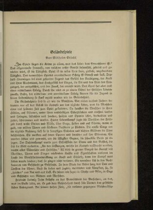 Geländespiele