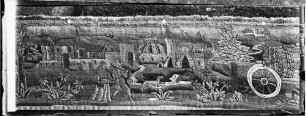Breisach Sankt Stephansmünster Kirchenschatz Baldachinbehang mit Seidenstickerei (1629)