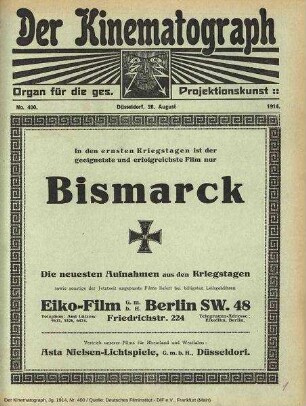Bismarck / Die neuesten Aufnahmen aus den Kriegstagen