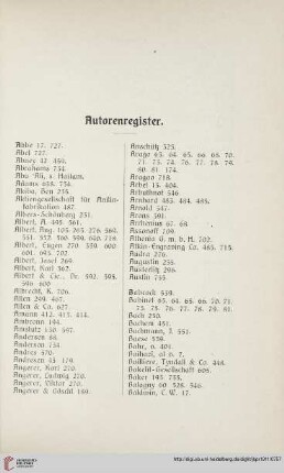 Autorenregister