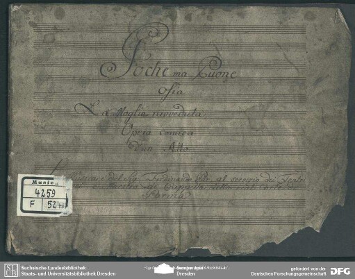 Poche ma buone. Excerpts - Mus.4259-F-591 : PaWV 25
