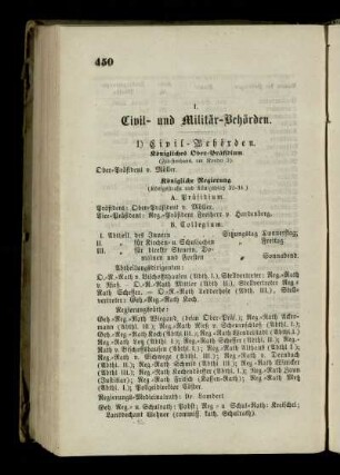 Civil- und Militär-Behörden