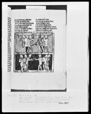 Rudolf von Ems, Weltchronik — ---, Folio 218rectoBildseite
