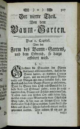 Der vierte Theil. Von dem Baum-Garten.