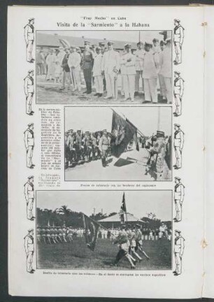 Visita de la "Sarmiento" a la Habana : "Fray Mocho" en Cuba