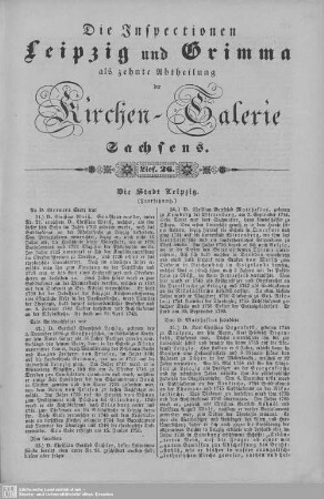 Die Stadt Leipzig, Die Parochie Baalsdorf (Fortsetzung), Stötteritz : 26. Lieferung