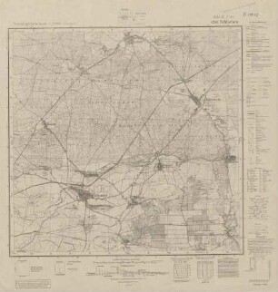 4246 (alte Nr.: 2395) Schlieben, Topographische Karte 1:25000 (4cm - Karte)