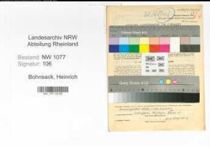 Entnazifizierung Heinrich Bohnsack , geb. 21.05.1898 (Polizist)