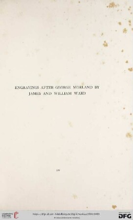 Engravings after Georg Morland by James and William Ward