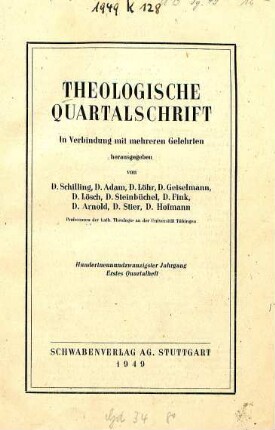 Deckblatt (Heft 1)