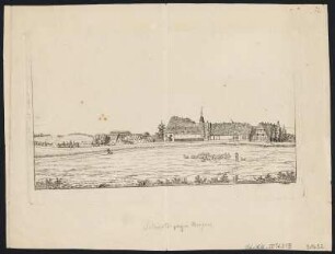 Ansicht von Schweta, Stich, um 1825? : Schweta gegen Morgen / L. Schütze fc. - [S.l.] , [um 1825?]. - 1 Kunstbl. : Stich ; 20 x 12 cm
