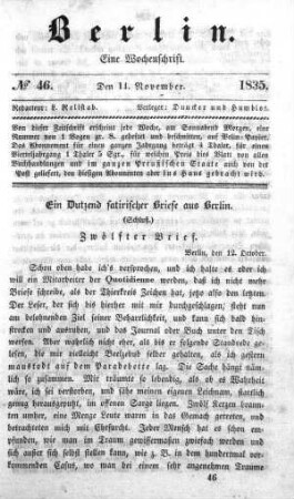 No. 46, 14. November 1835