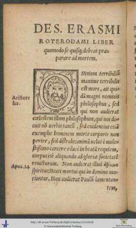 De praeparatione ad mortem libellus.