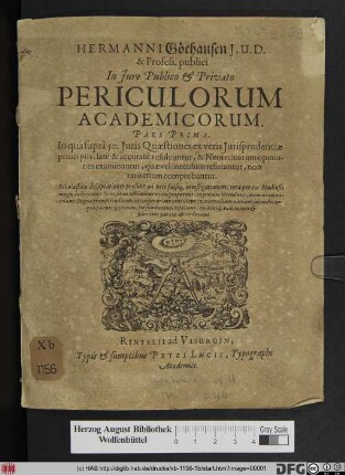 In qua supra 50. Iuris Quaestiones es veris Iurisprudentiae principiis, late & accurate resolvuntur ...
