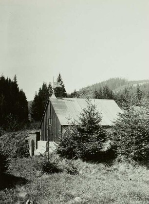 Sadisdorf, OT von Dippoldiswalde, Kupfergrube, Kaue des Bingenstollens im Saubachtal