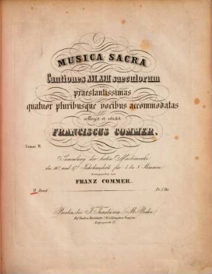 Selectio modorum : continens modos 4, 5, 6, 7, et 8 vocibus concinendos, 2