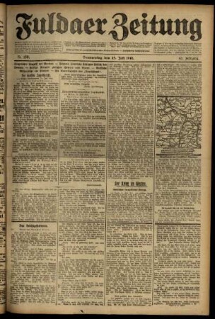 Ausgabe vom Donnerstag, den 13. Juli 1916.