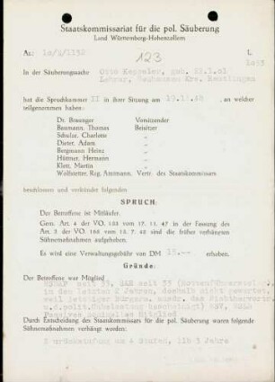 Keppeler, Otto
