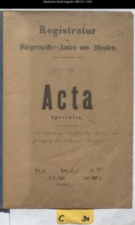 Anstellung, Dienstführung, Besoldung und Entlassung der Feld- und Waldhüter, Nachtwächter - specialia -