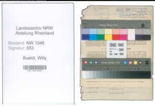 Entnazifizierung Willy Bueldt , geb. 10.10.1900 (Justizsekrtaer)