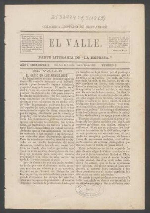 El valle : El genio en los americanos.