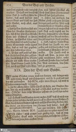XIX. Von der Buß und Beichte