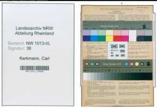 Entnazifizierung Carl Kerkmann , geb. 04.08.1898 (Kaufmann)