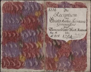 Annahme des löwensteinischen Archivsekretärs Johann Conrad Greineisen zum gemeinschaftlichen Stadtamtmann und Stadtschultheißen