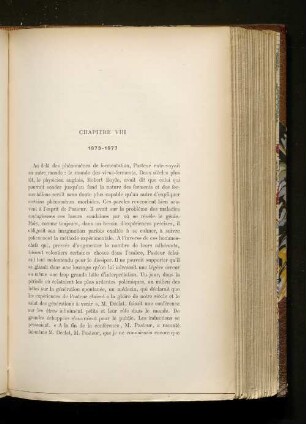 Chapitre VIII 1873-1877