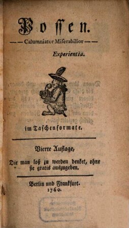 Possen im Taschenformat
