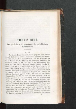 Viertes Buch. Die pathologische Anatomie der psychischen Krankheiten