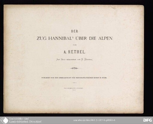 Der Zug Hannibal's über die Alpen