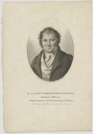 Bildnis des Jn. Ls. Augte. Loiseleur Deslongchamps