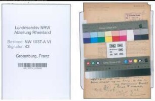 Entnazifizierung Franz Grotenburg , geb. 03.02.1902 ()