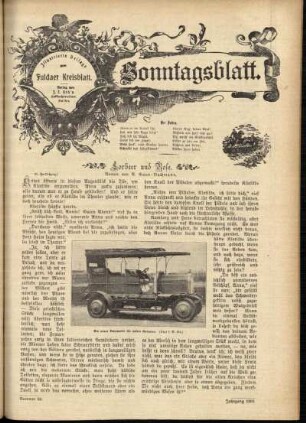 Ausgabe vom Sonntag, den 09. August 1908.