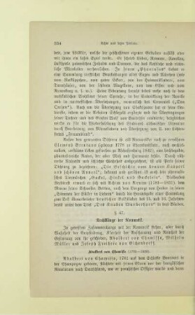 Nachklänge der Romantik