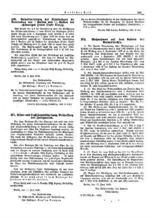 Maßnahmen auf dem Gebiete des Beamtenrechts : [Allgemeine Verwaltungssachen] ; [Für das Reich] ; [Amtliche Erlasse] ; [Amtlicher Teil]