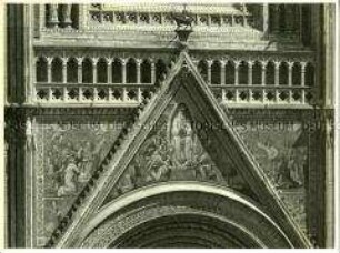 Orvieto: Detail der Domfassade