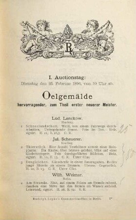 Sammlung von Kunstauctions-Catalogen : Von Rudolph Lepke, 145