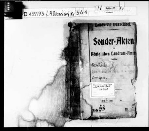 Genehmigungen zu Schenkungen und letztwilligen Zuwendungen. Bd. 1