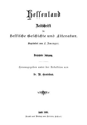 13.1899: Hessenland
