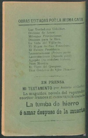 Obras editadas por la misma casa