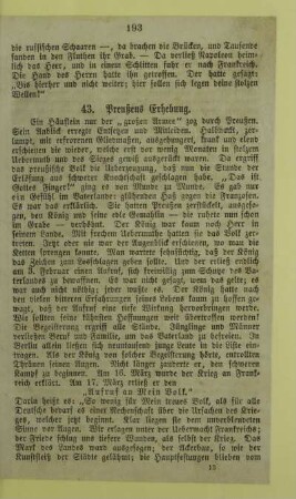 43. Preußens Erhebung