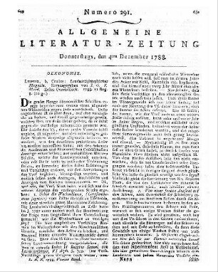 Kleine ökonomische Reise von S ... nach N ... mit komischen unerwarteten Zufällen. - Bremen : Cramer, 1788
