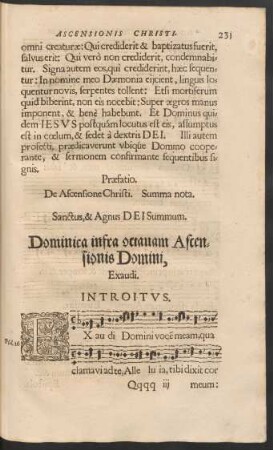 Dominica infra octavam Ascensionis Domini, Exaudi.