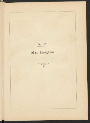 Nr. 97. Mac Laughlin