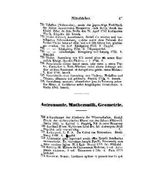 Astronomie, Mathematik, Geometrie