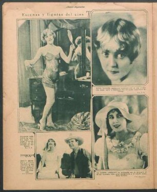 Escenas y figuras del cine [Fotografías]